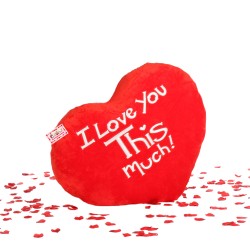 Grabadeal I Love You This Much Giant Heart (Red) - 120 cm